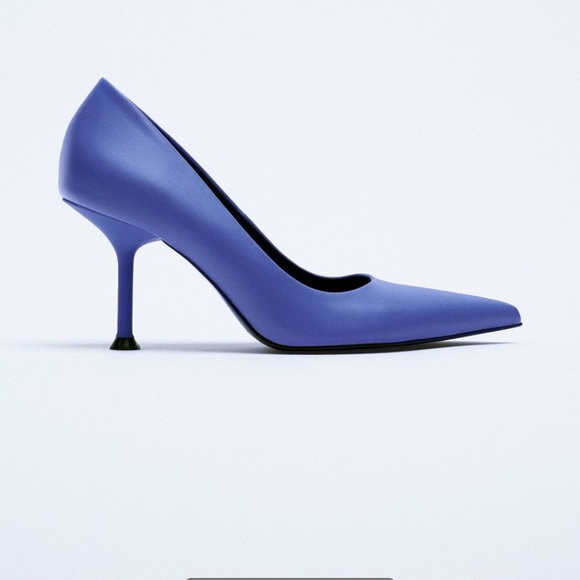 Blue heel shoes - Picture 2 of 6